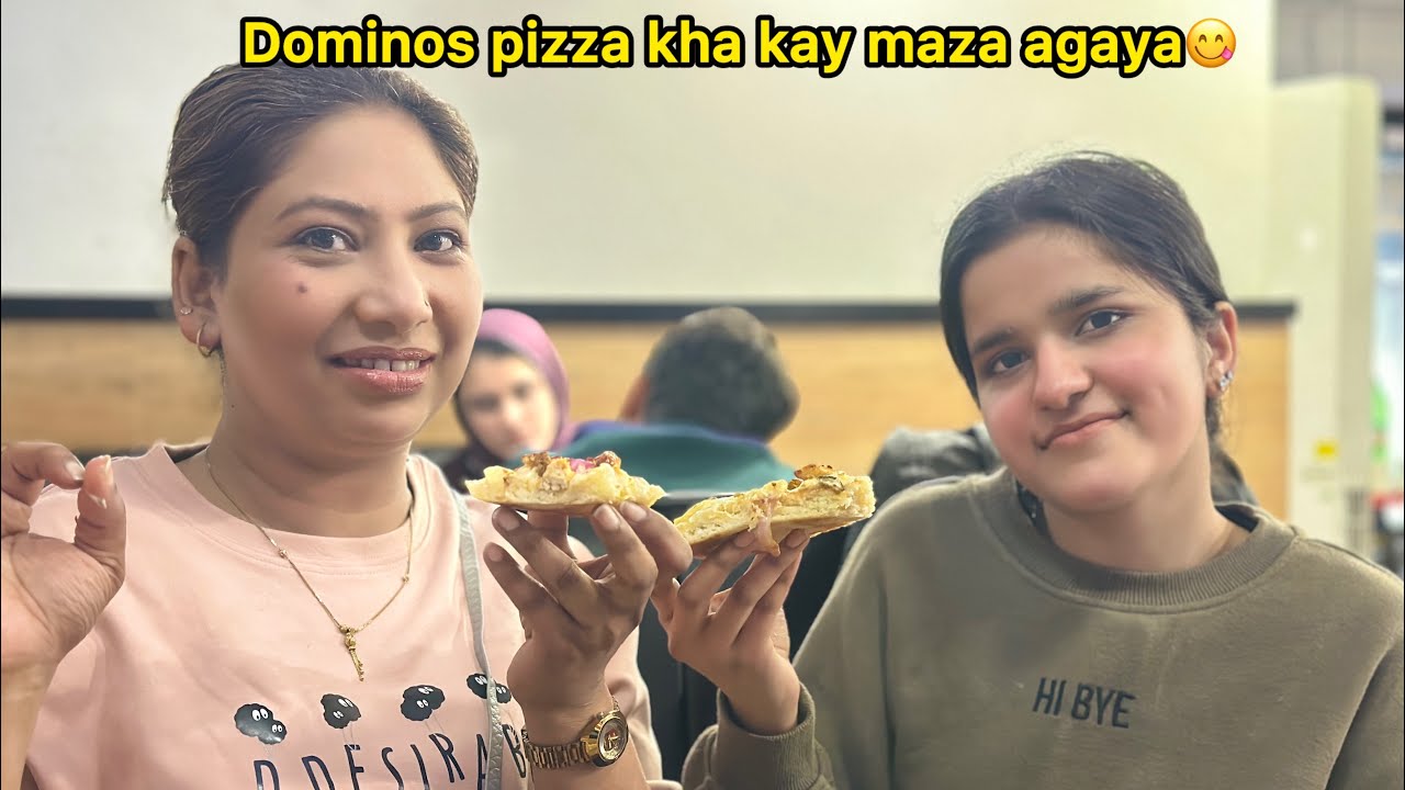 Dominos pizza kha kay maza agaya