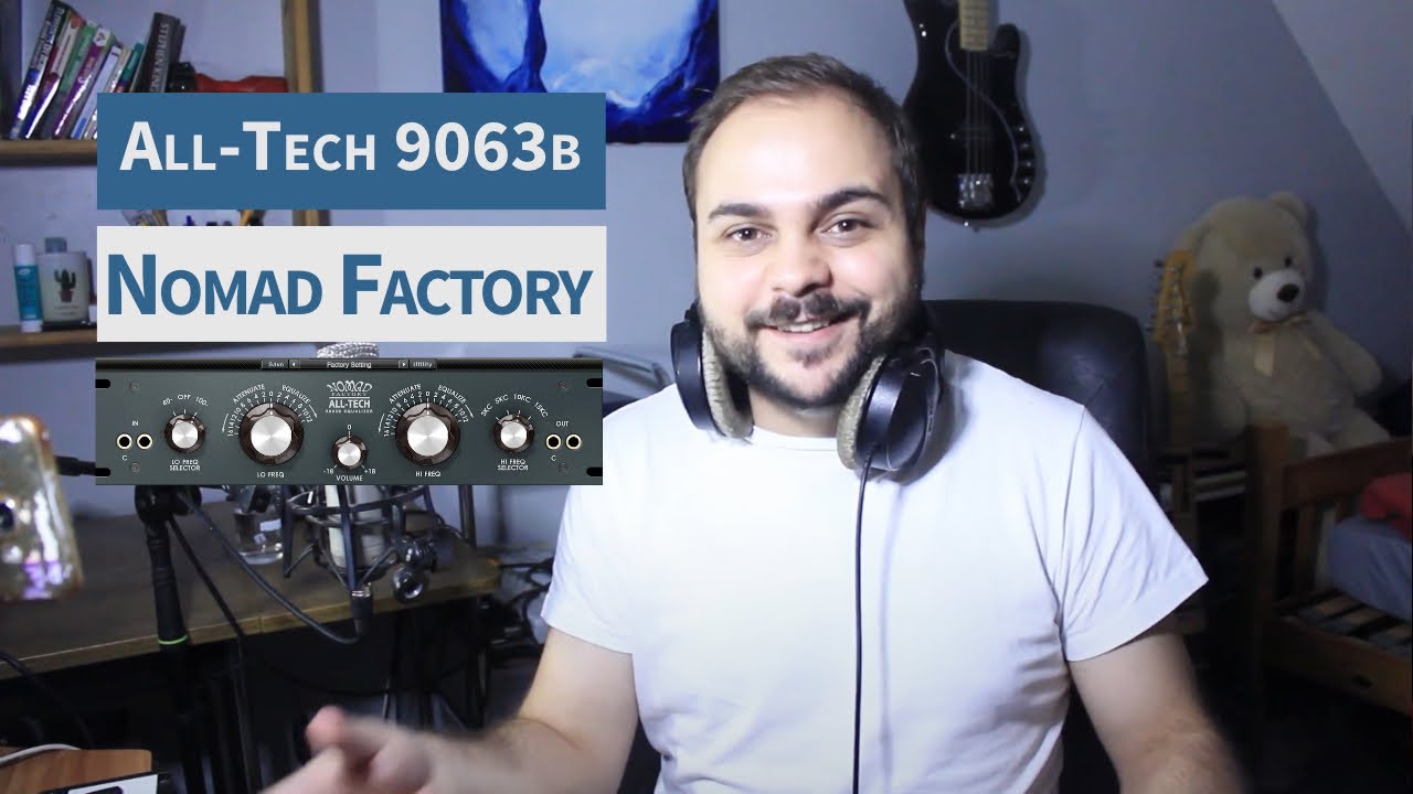 A simple EQ with simple controls with a great sound - All-Tech 9063b by Nomad Factory