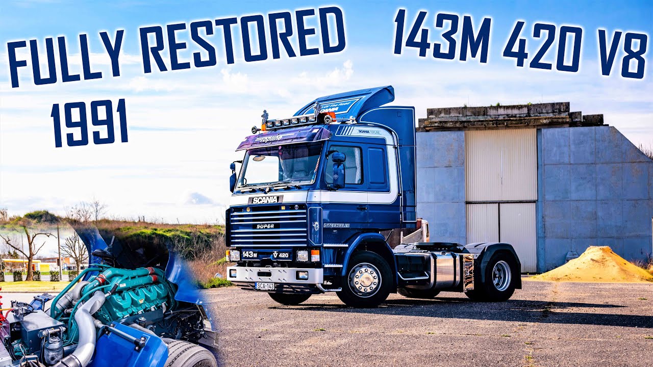 THE LIVING LEGEND: 1991 Scania 143M 420 V8 // *Fully Restored* *100th Anniversary Model*
