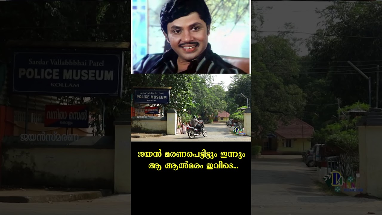 ഈ ആൽമരവും ജയനും തമ്മിൽ... #shorts #jayan smarana | D4 Man Film Club