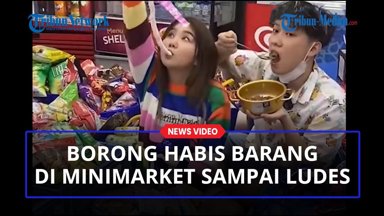 Pemuda Borong Habis Barang di Minimarket Sampai Ludes, Bahkan Sampai Bawa Truk Sendiri