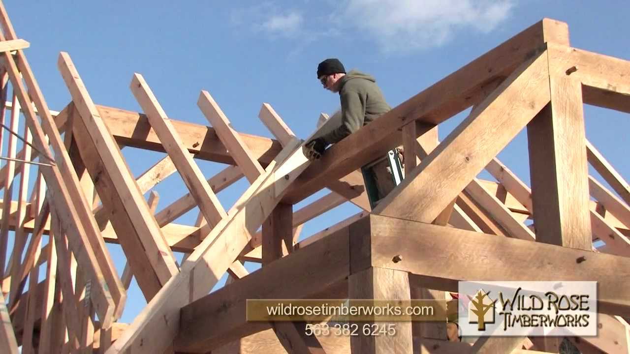 Trout Run Hatchery Timber Frame Raising