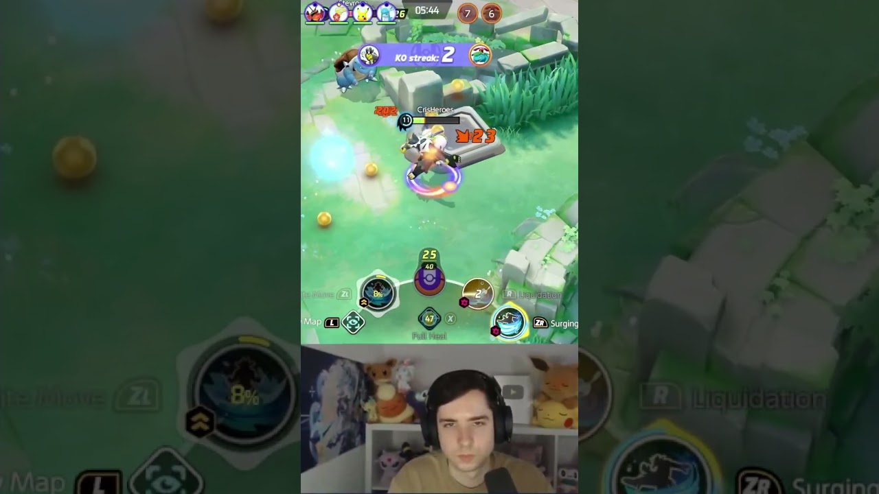 URSHIFU runs in 1vs4 | Pokemon Unite