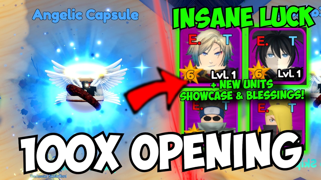 I Opened 100x NEW ANGELIC CAPSULES & GOT INSANE LUCK!! CAPSULE & BLESSING SHOWCASE
