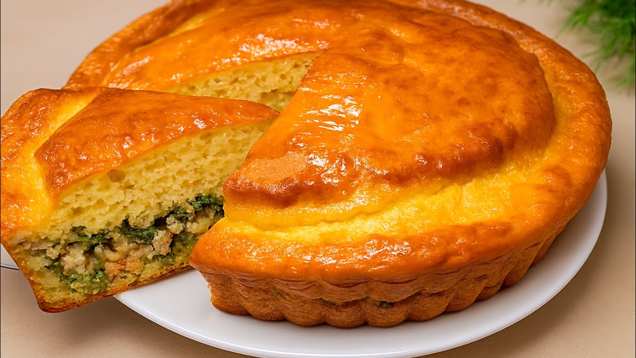 Быстрый Заливной ПИРОГ С ФАРШЕМ 🥧🥧 👌 БЫСТРО! ПРОСТО и ОЧЕНЬ ВКУСНО!