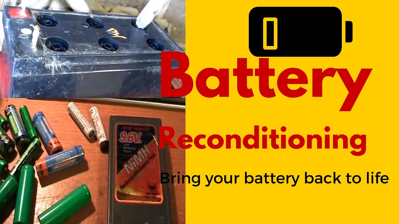Battery Reconditioning- Battery Companies PRAY You Never See This Revealing Video