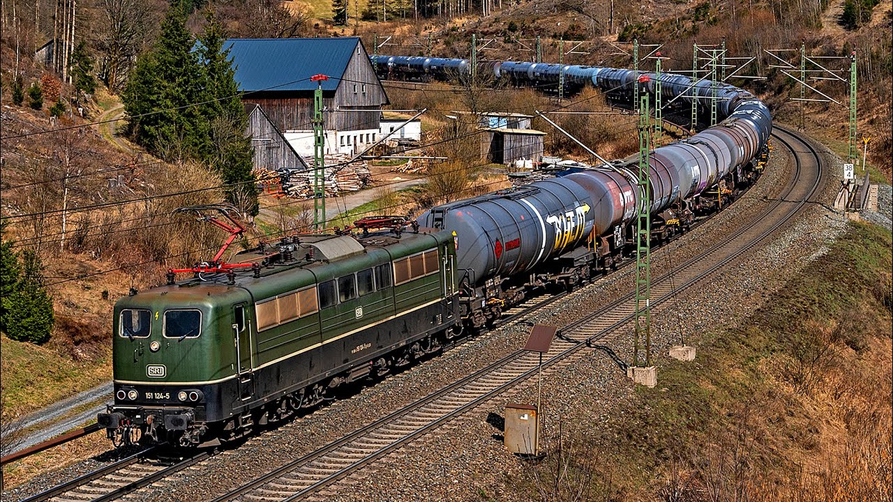 Flex 151 124, TXL Offroad Vectron, Raildox, BBL Logistik DE18 + Schotter uvm auf der Frankenwaldbahn