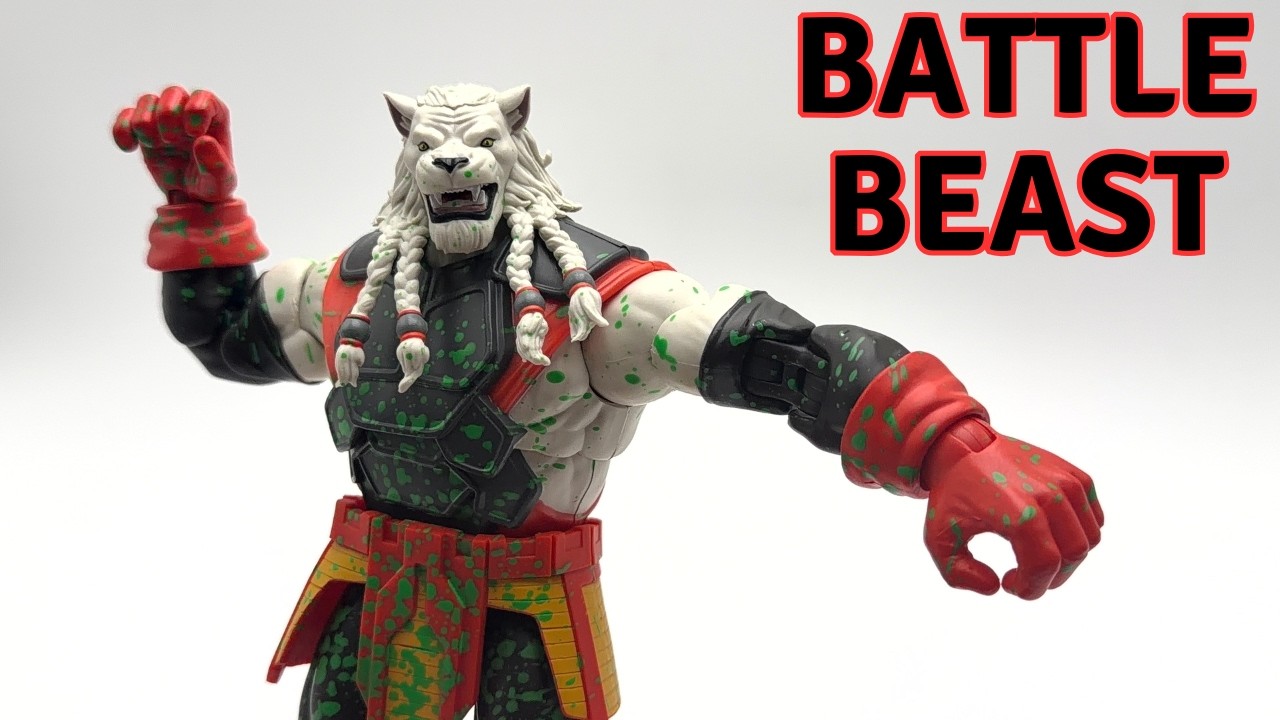 Recenzja figurki akcji Gamestop Exclusive Super 7 INVINCIBLE Battle Beast Blood Of EMSIU