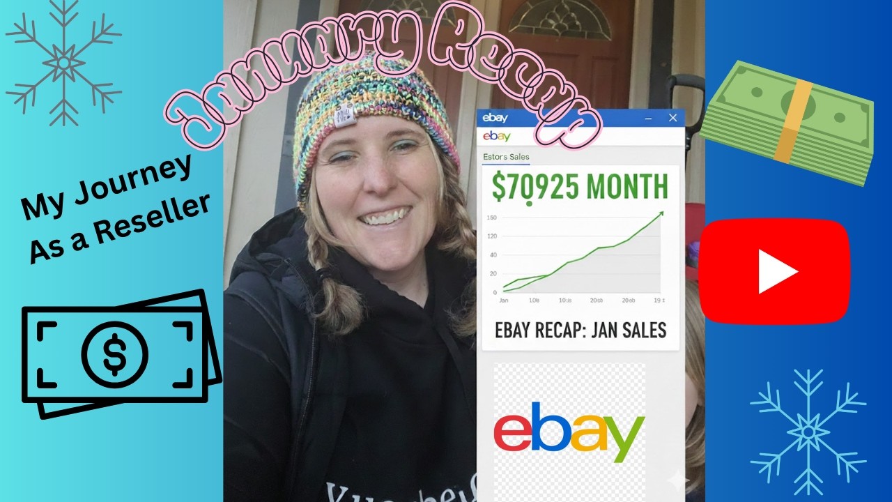 How Much I Made on eBay in January | Real Sales, Grief & Why I Started Reselling