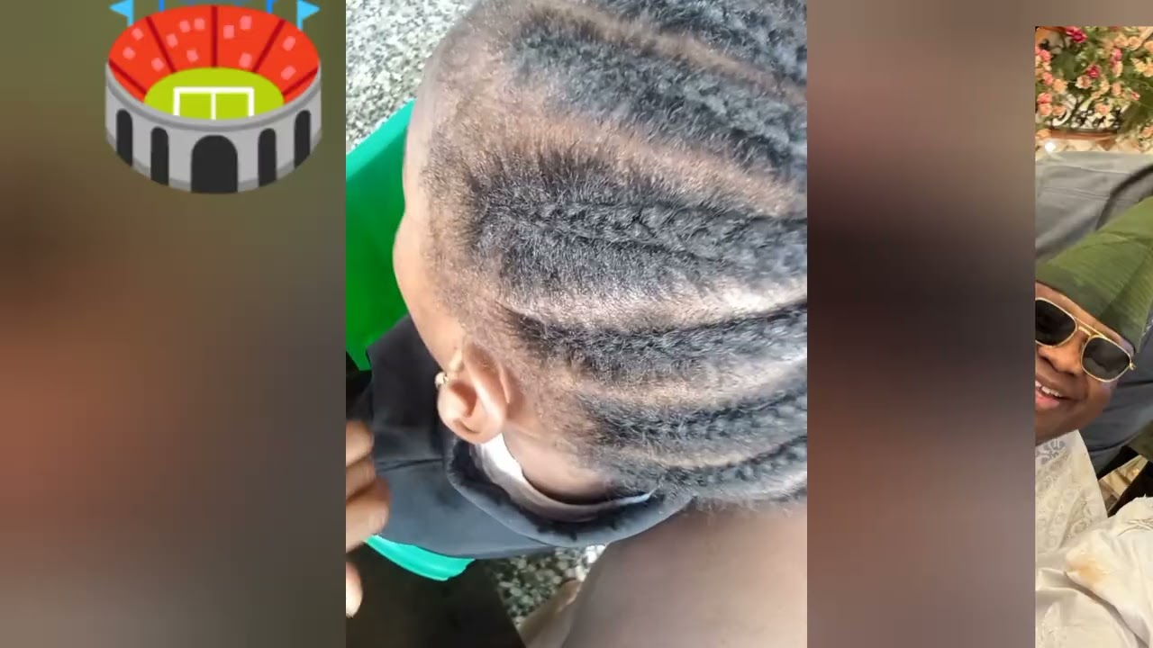Как сделать африканскую прическу под названием «Суку» #suku #africahairsttyle #josephineadeniji#s...