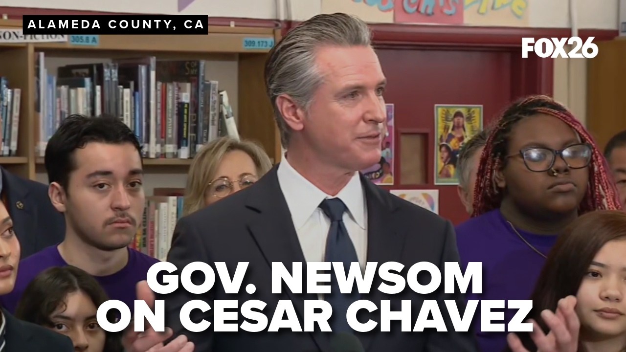Губернатор Калифорнии Гэвин Ньюсом отреагировал на обвинения Сезара Чавеса в сексуальных домогате...
