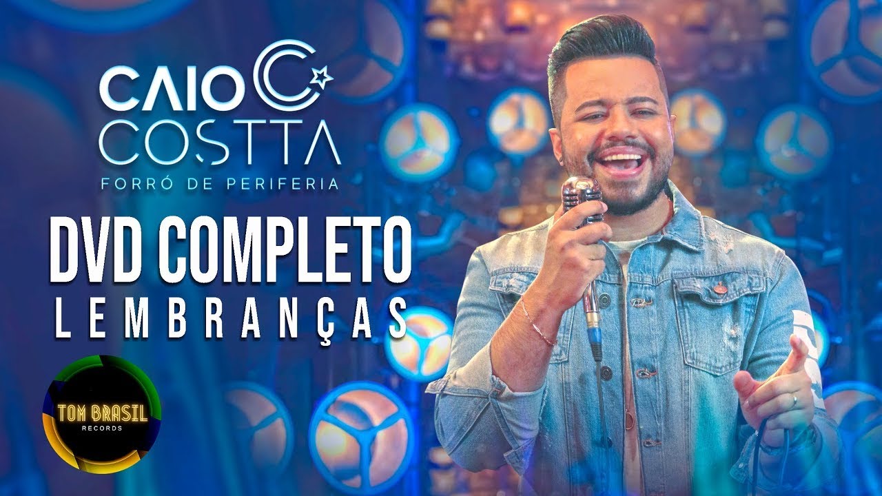 CAIO COSTTA - DVD LEMBRAN&Ccedil;AS COMPLETO COM  LEGENDAS - TOM BRASIL RECORDS