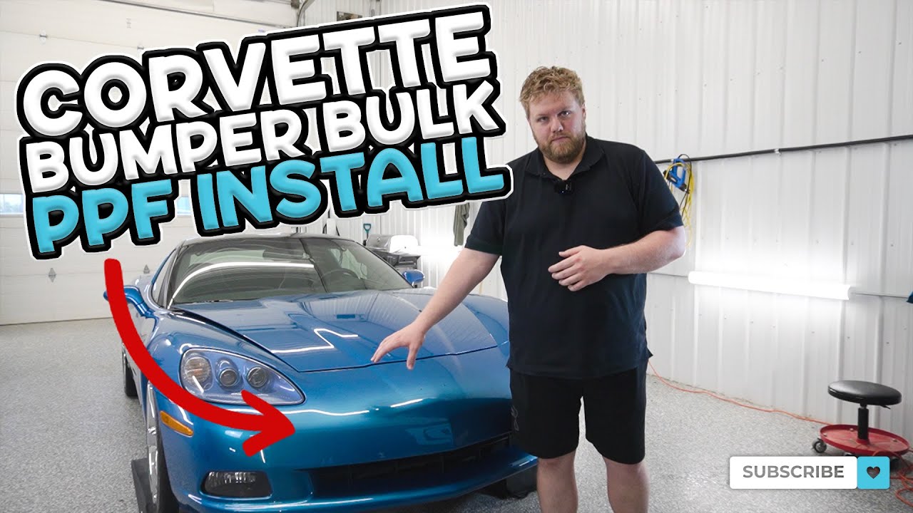 Bulk Paint Protection Film (PPF) Installation - Corvette Front Bumper