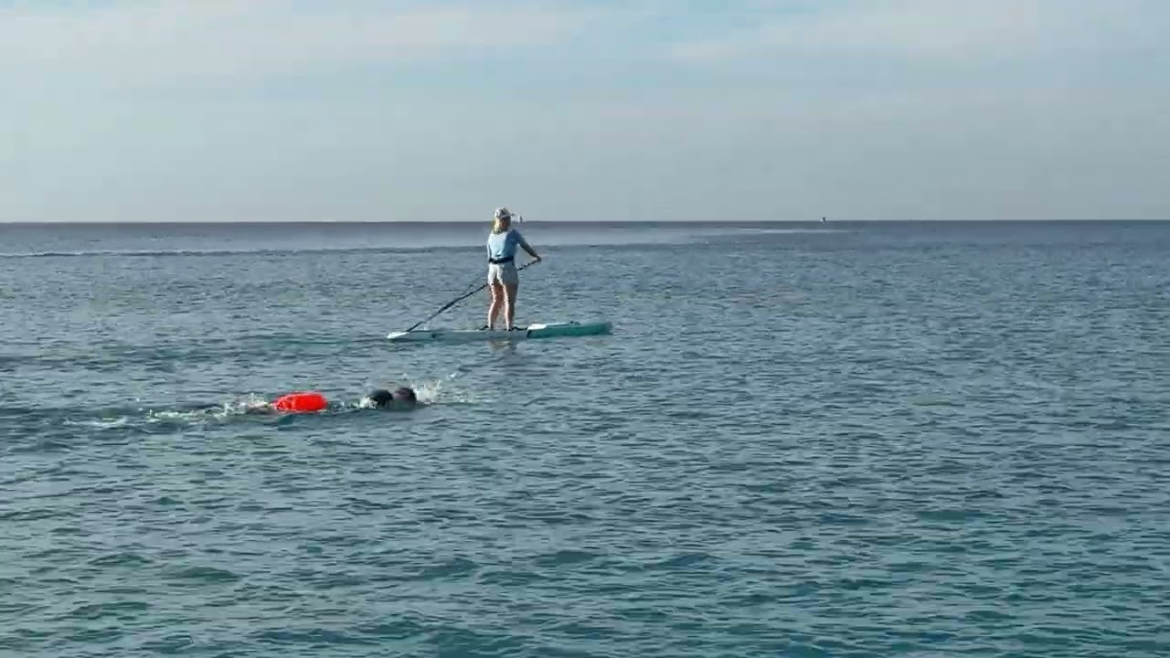 1st swimmer Ocean Man Ayia Napa 2025 #oceanman  #ayianapa