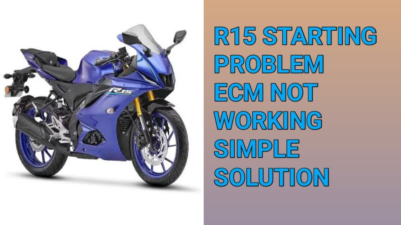 Yamaha R15 Bike fuel pump & ignition current not working how to solve