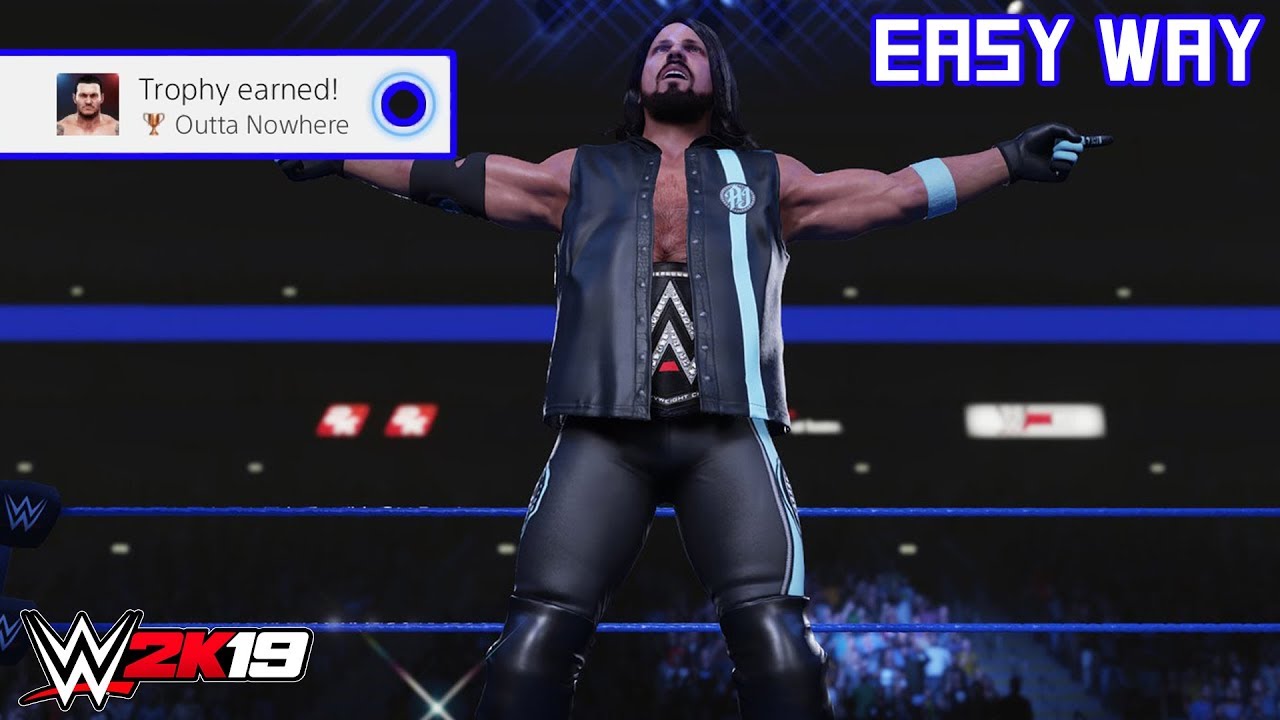 WWE 2K19 - Outta Nowhere (Trophy/Achievement) | Easy Way