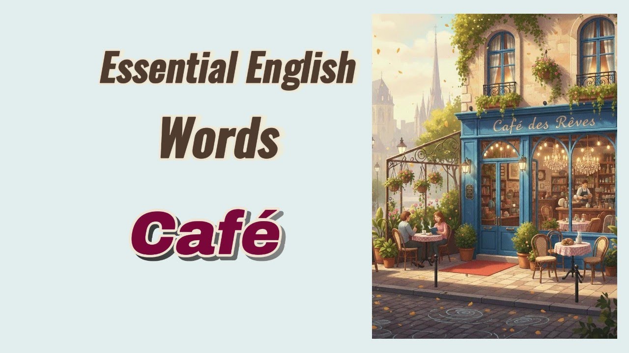 Cafe English Vocabulary you must know #englishvocabulary