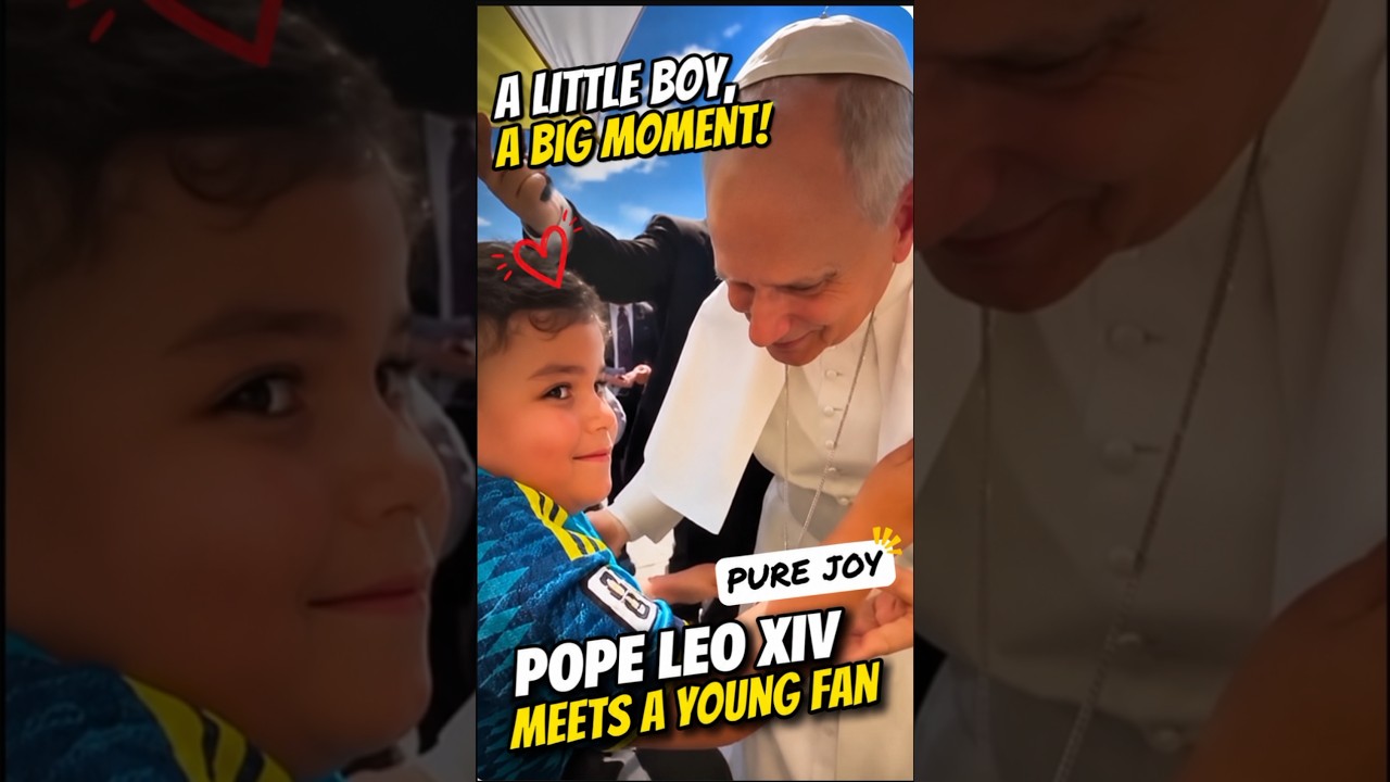 😭A Little Boy Asked Pope Leo XIV for One Thing... ❤️
