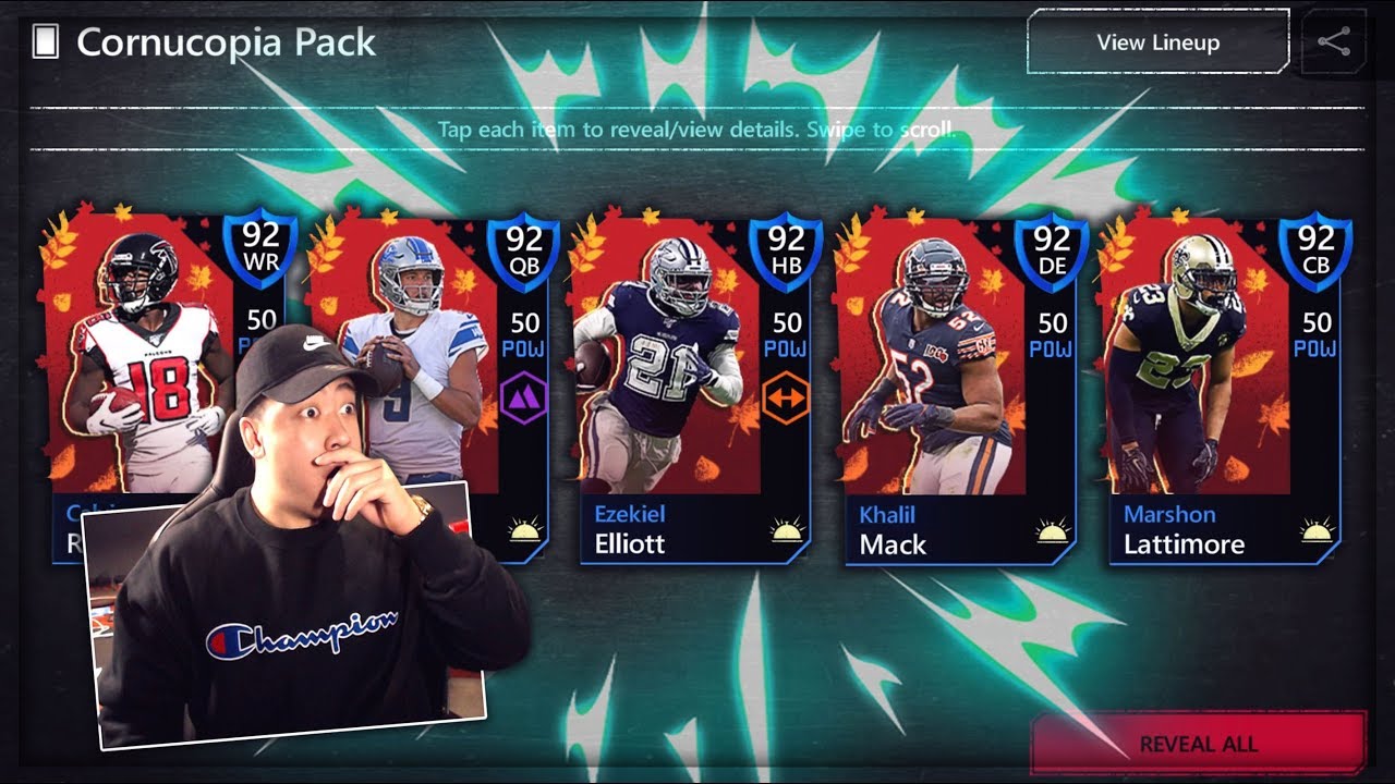 Madden Mobile 20 Cornucopia Pack Opening!! DIAMOND PULLS!!