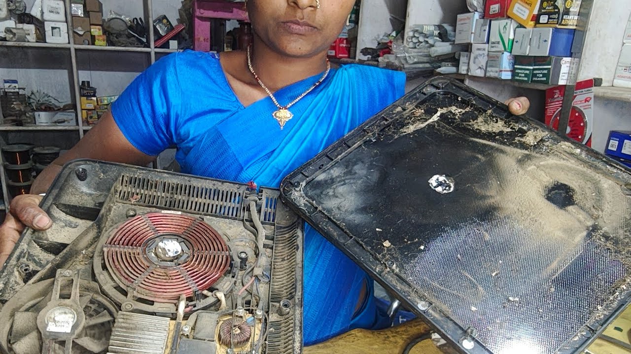 💥Bajaj 2100 Watt Touch Panel Induction Cooktop Repairing | MCB गिरना प्रॉब्लम कैसे ठीक करें?⚡🪛