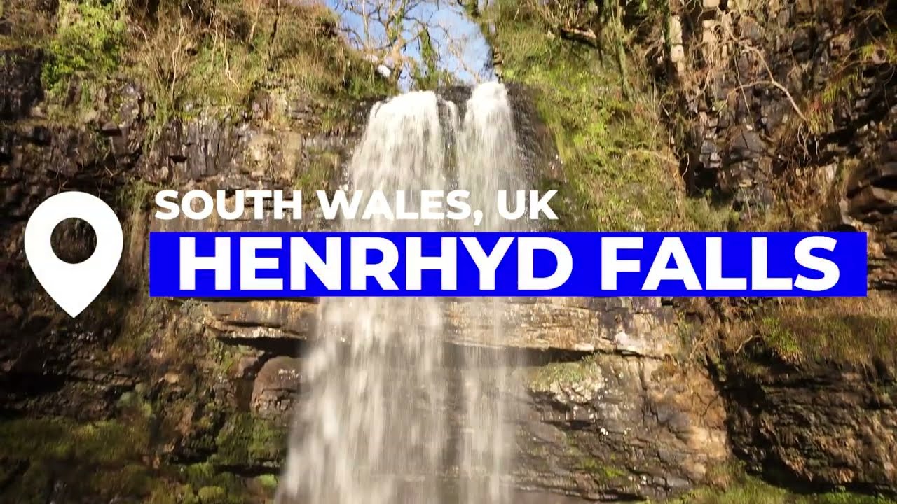 Henrhyd Falls, 4K Drone Footage | Brecon Beacons National Park