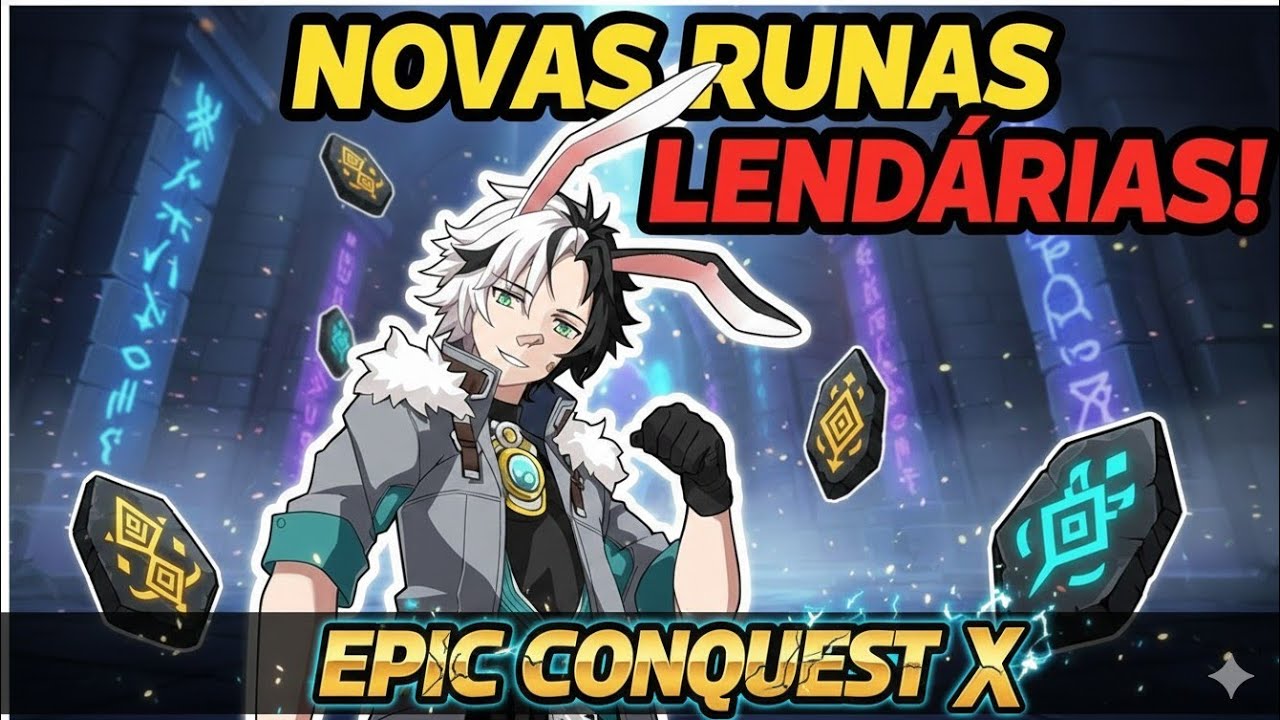 NOVAS RUNAS LENDÁRIAS EPIC CONQUEST X