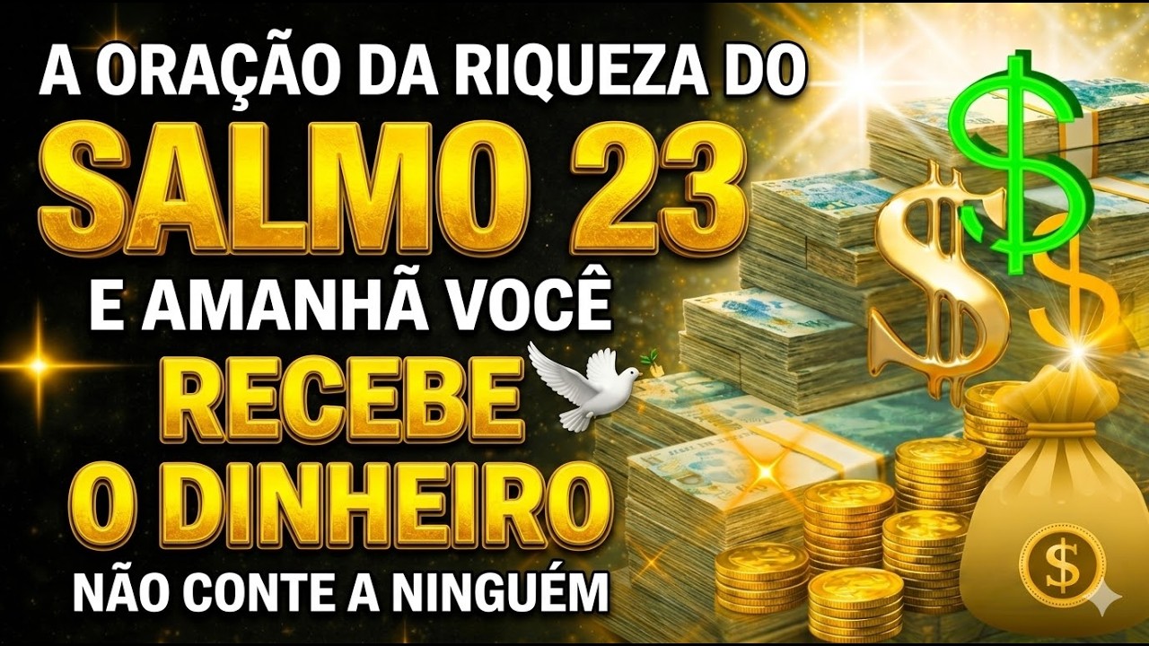 SALMO 23: ORAÇÃO PODEROSA PARA RECEBER PROVISÃO E MILAGRE NAS FINANÇAS HOJE