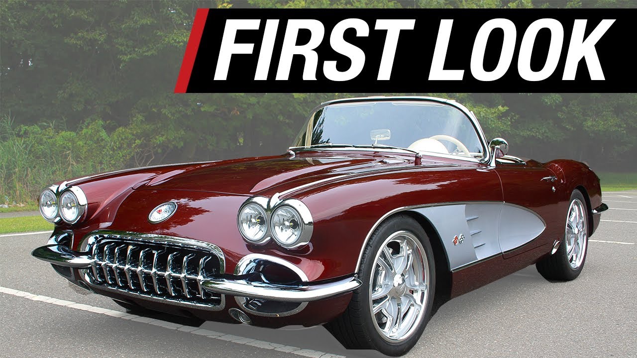 FIRST LOOK - 1959 Chevy Corvette Custom Convertible - BARRETT-JACKSON