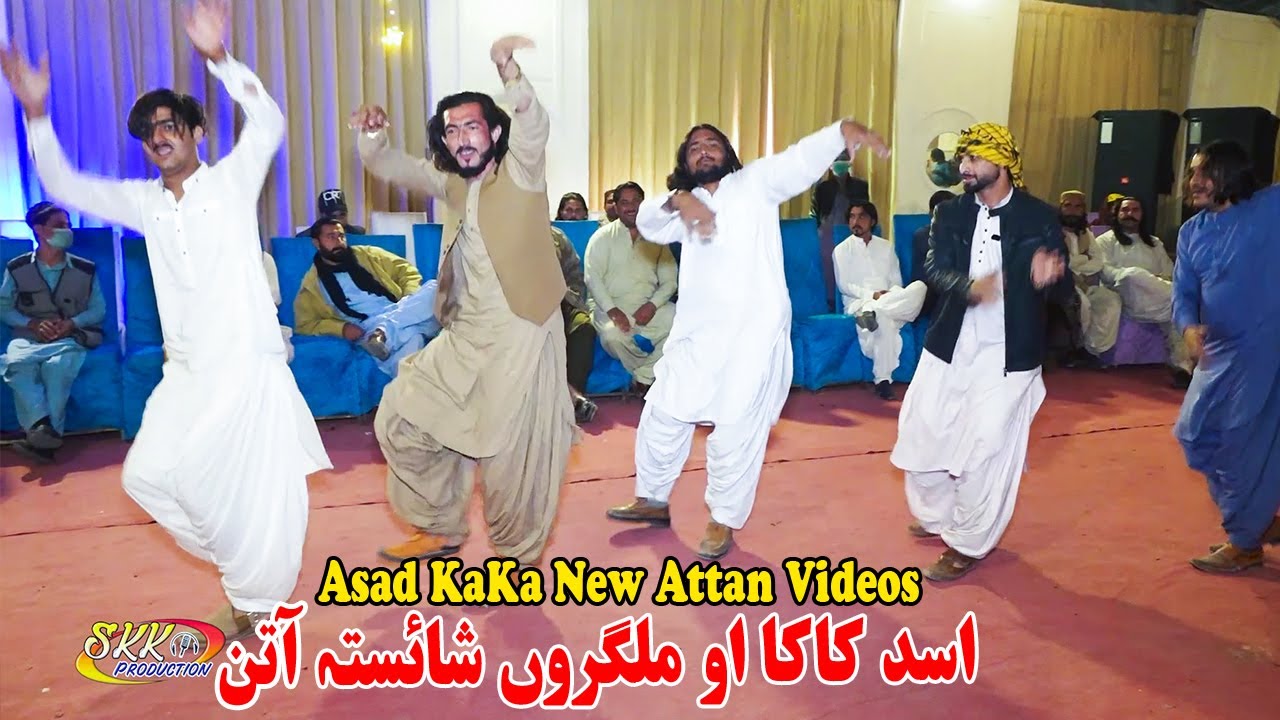 Khan Muhammad Minawal Attan Songs _ TikToker Asad KaKa Bast Attan Dance _ Mast Attan Songs