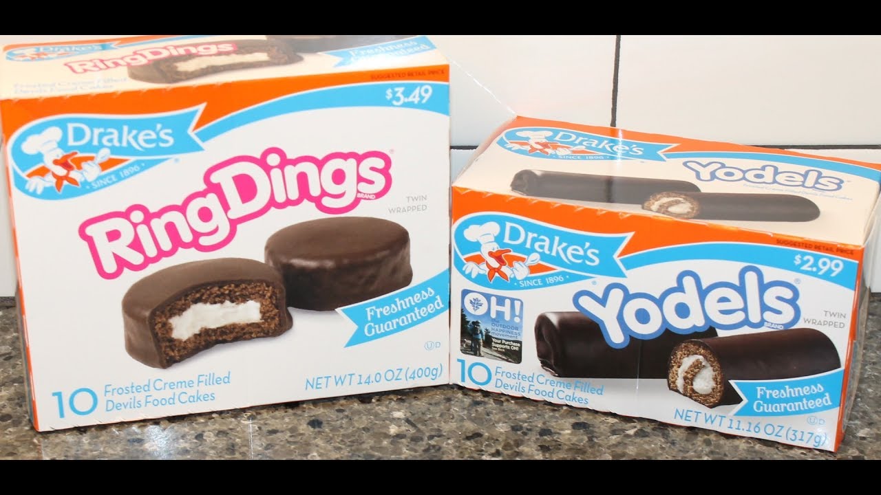 Drake’s: Ring Dings and Yodels Devil’s Food Cakes Review