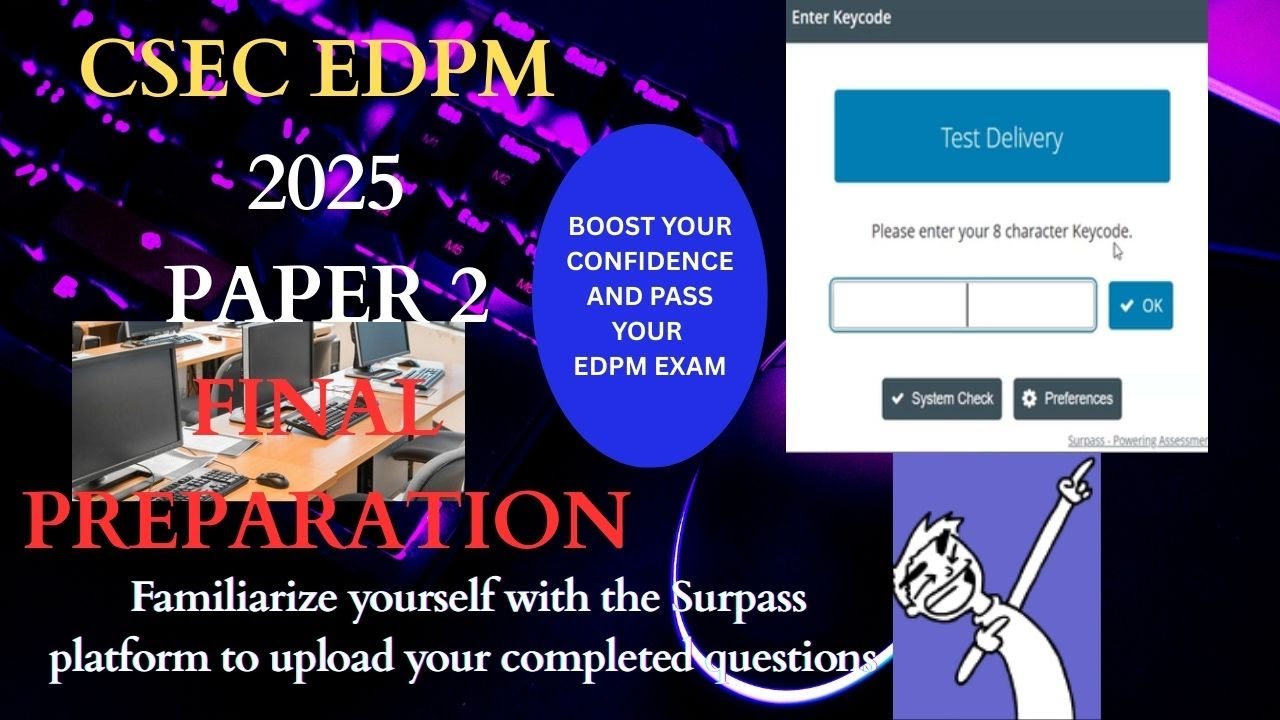 CSEC EDPM 2025 Paper 2 Final Preparation Video
