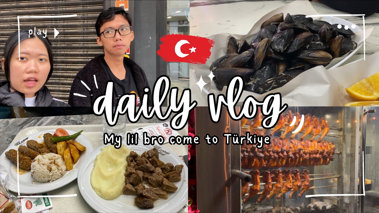 Finally! Adekku Nyamperin Aku ke Turki 🇹🇷 First Day di İzmir Jelajah Kuliner 