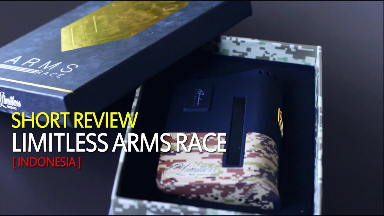 Short Review Limitless Arms Race Mod 200W - Vape Client [INDONESIA]