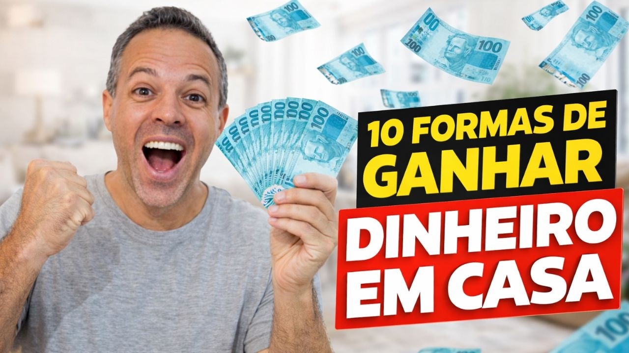 10 Formas de Ganhar Dinheiro em Casa Sem Experiência- 10 Ideias Simples pra Ganhar Dinheiro em Casa