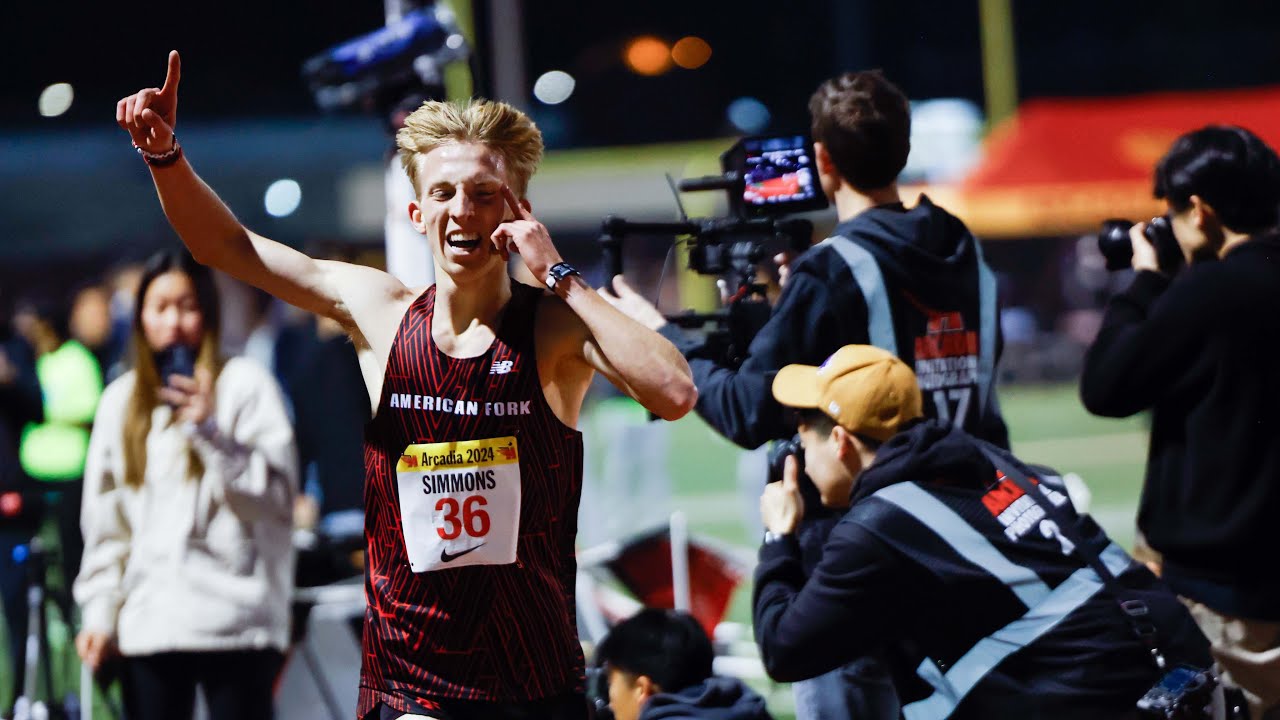 37 Break 9:00!! Boys 3200m Invitational -  Arcadia Invitational 2024 [Full Race]