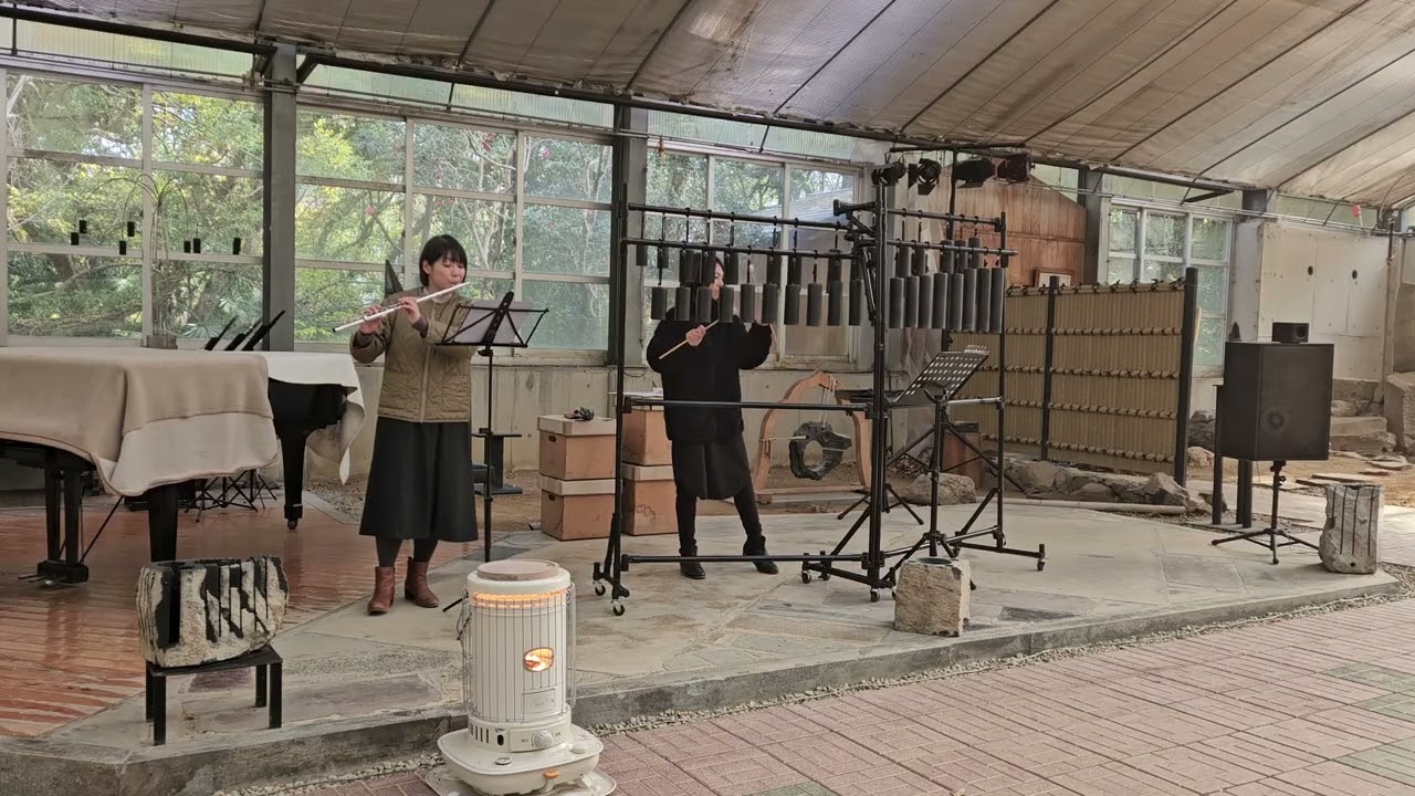 サンタが街にやってくる – サヌカイト & フルート Duo | “Santa Claus Is Coming to Town” – Sanukite & Flute Duo Performance