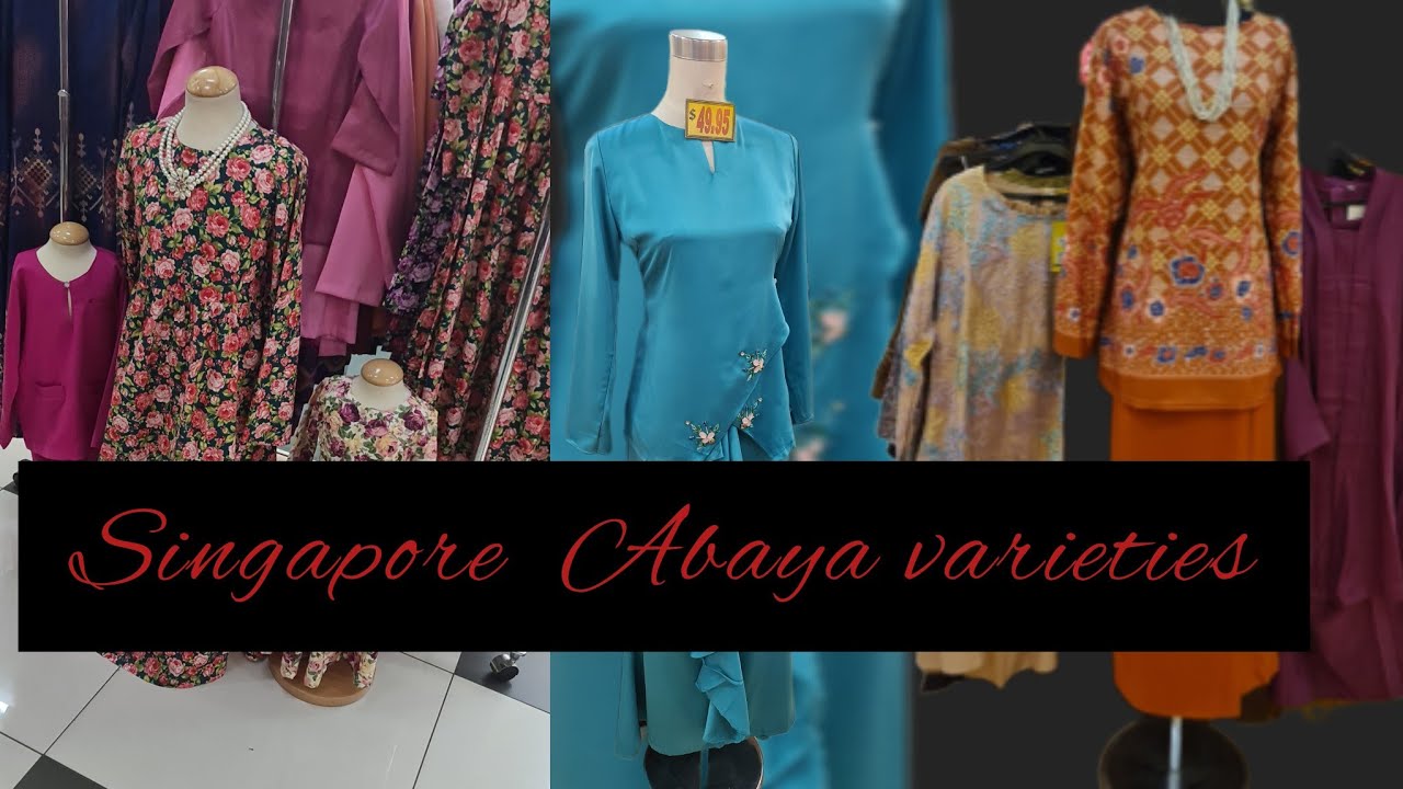 simple and stylish design Abaya @ Singapore