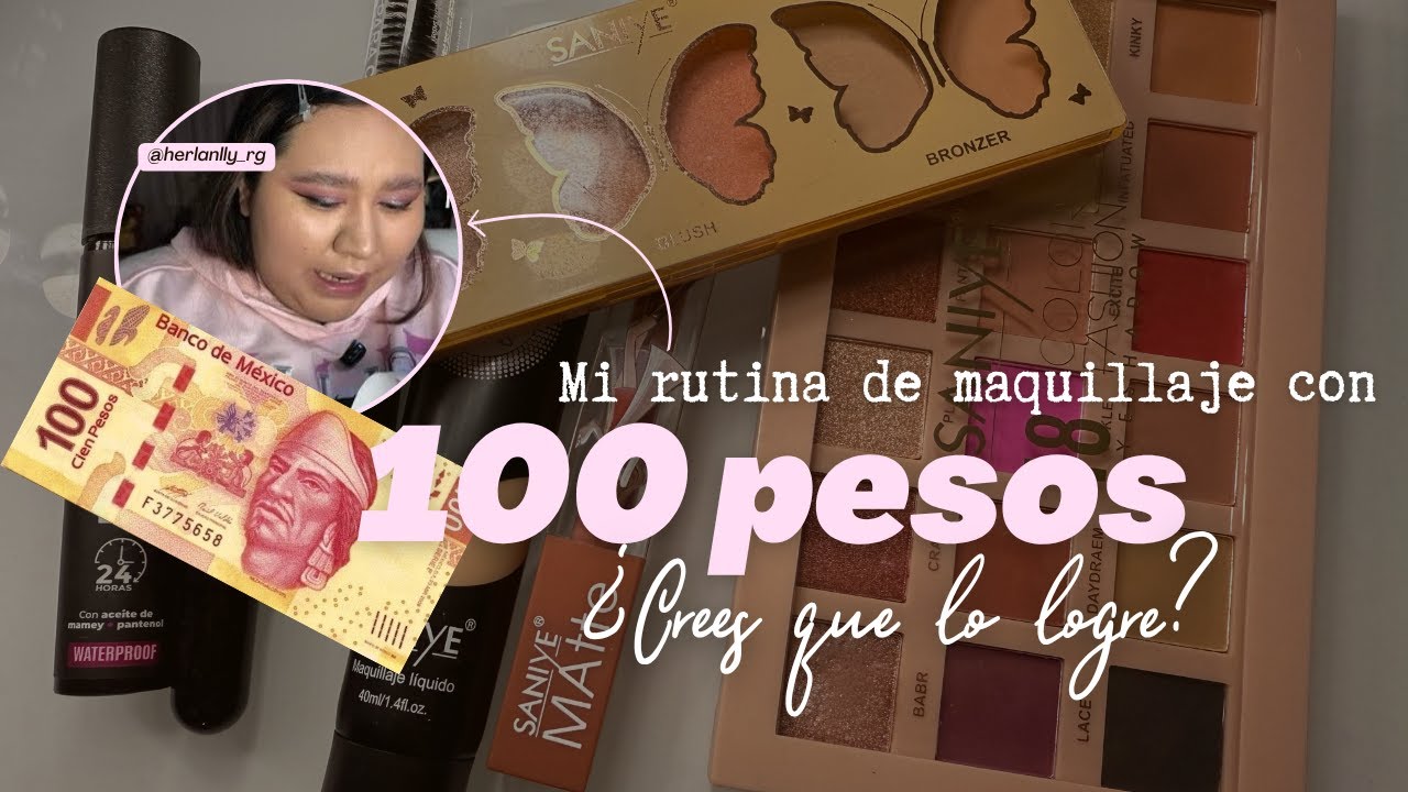 MAQUILLAJE COMPLETO CON $100 PESOS?