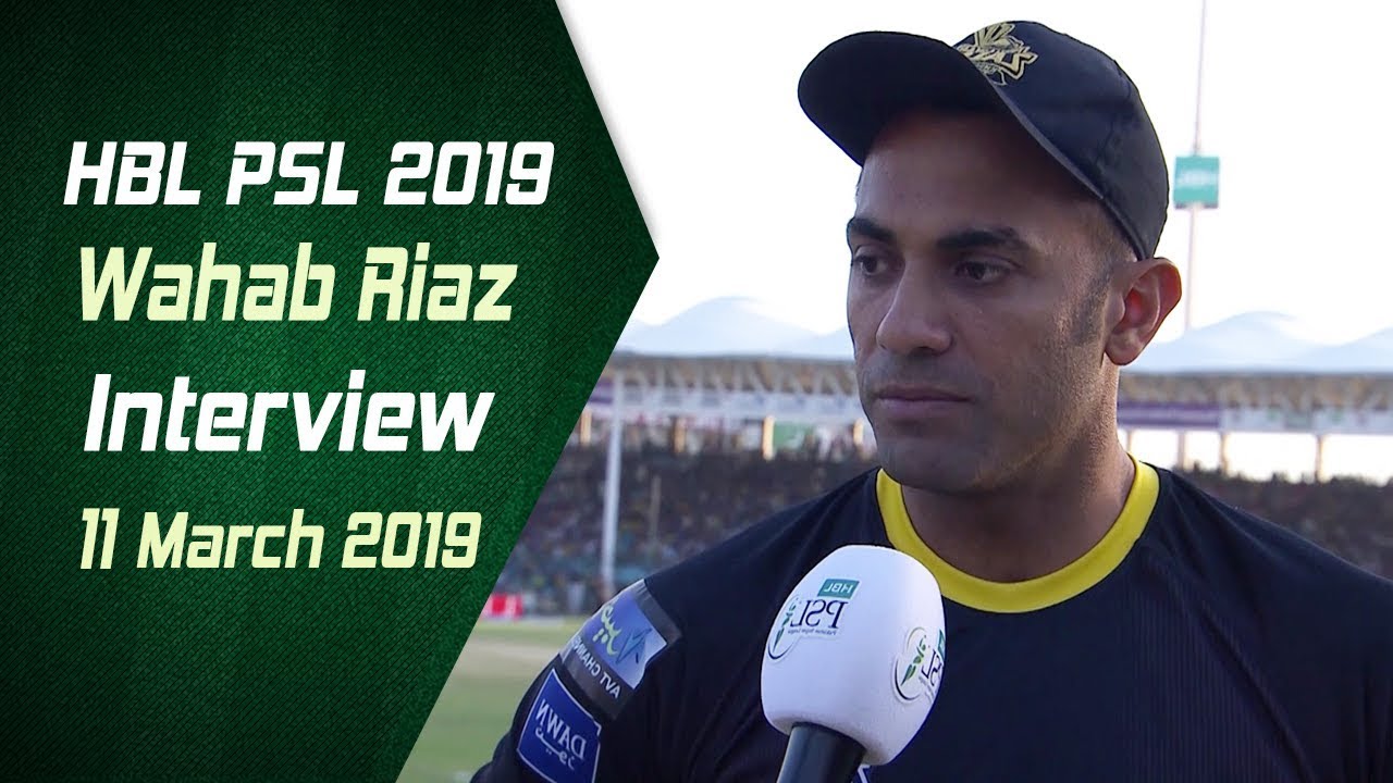Wahab Riaz Interview | 11 March | HBL PSL 2019
