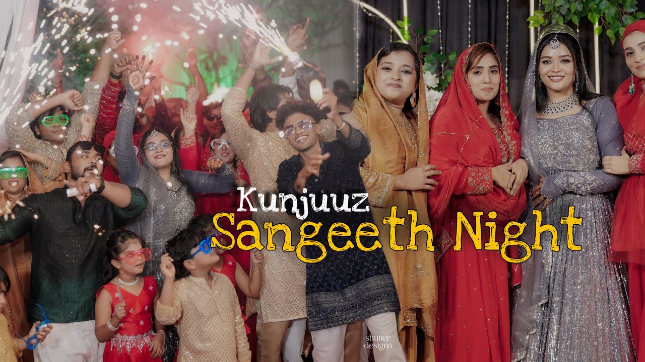 അടിച്ചുപൊളിച്ചൊരു sangeeth Night 🎊😍🎉 /Kunjuzinte Kalyanam/ Pre wedding Functions 