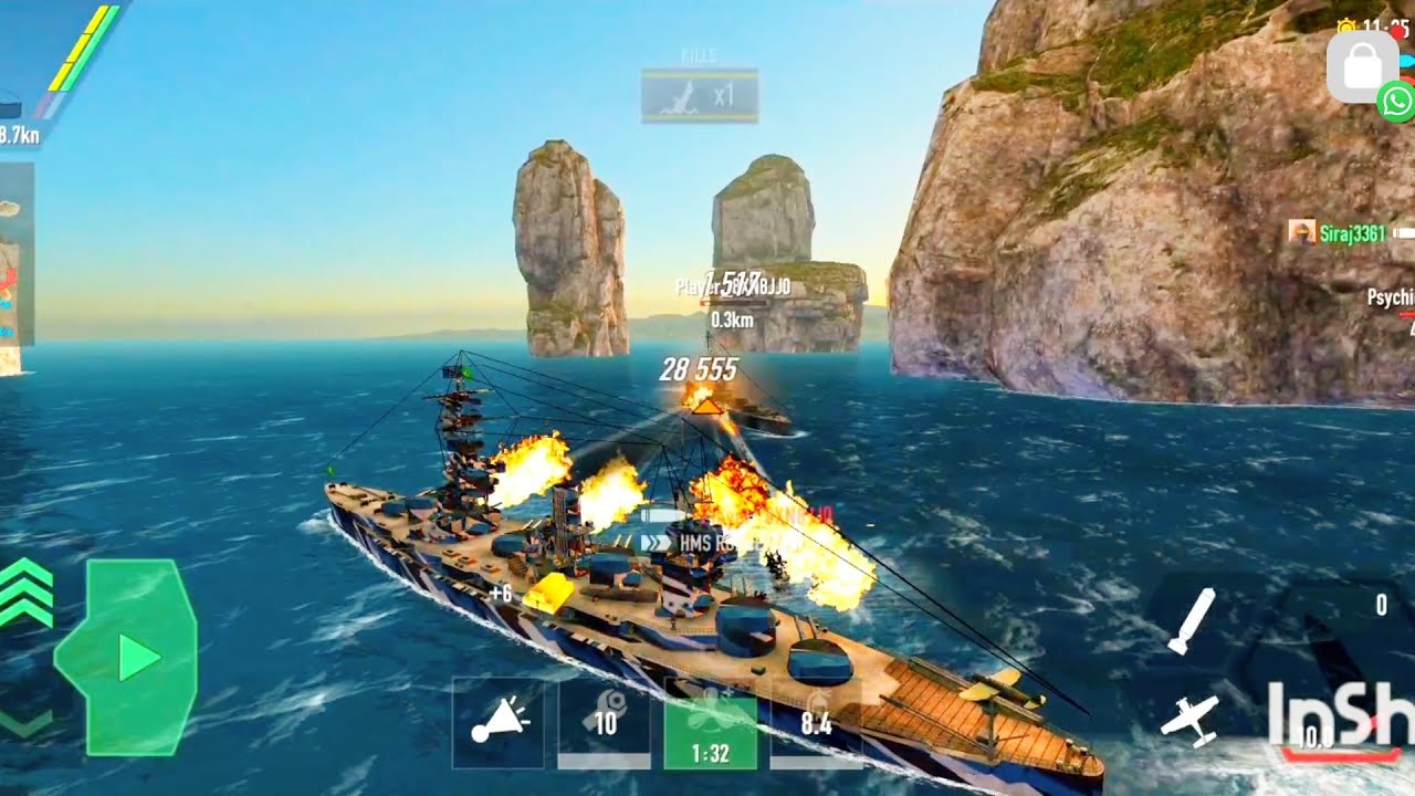 {Battle Of Warship}🏴‍☠️| IJN Fuso🔥The 12 Gun Salute💀 | #gaming #battleofwarships #warship 
