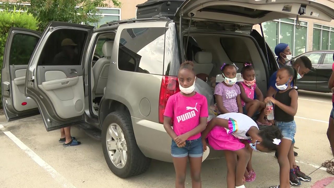 Family with 7 children who evacuated to Houston before Hurricane Laura forced to sleep in SUV