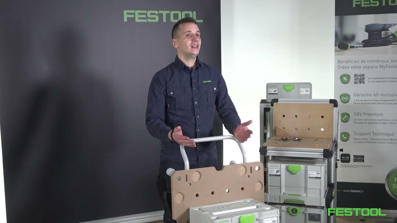 Festool - Présentation de la scie circulaire sur table sans fil CSC SYS 50