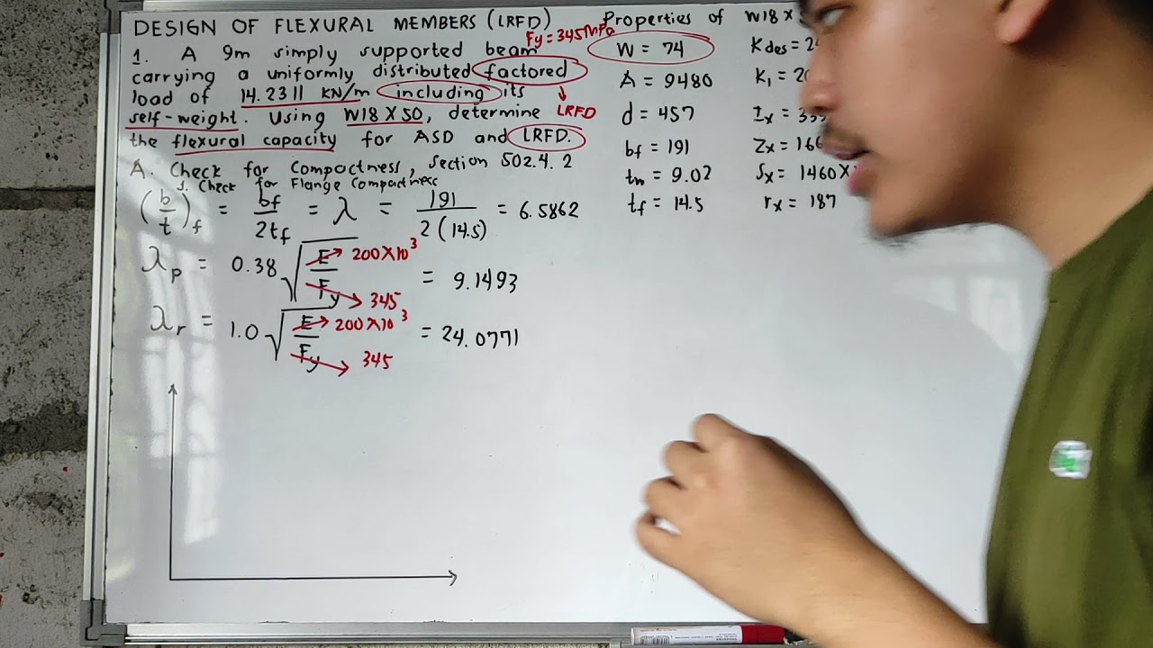 Design of Flexural Members (LRFD) Problem No. 1