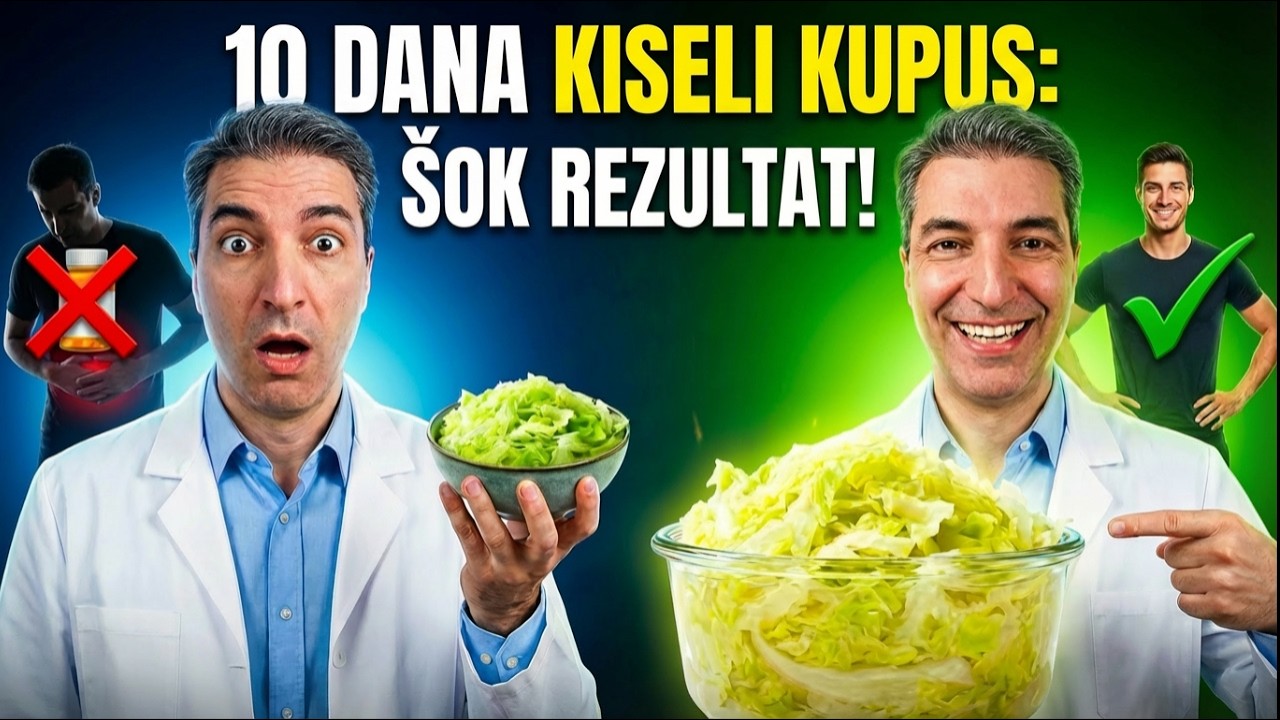 Jedite KISELI KUPUS 10 dana — ono što se događa u Vašim crijevima je nevjerojatno