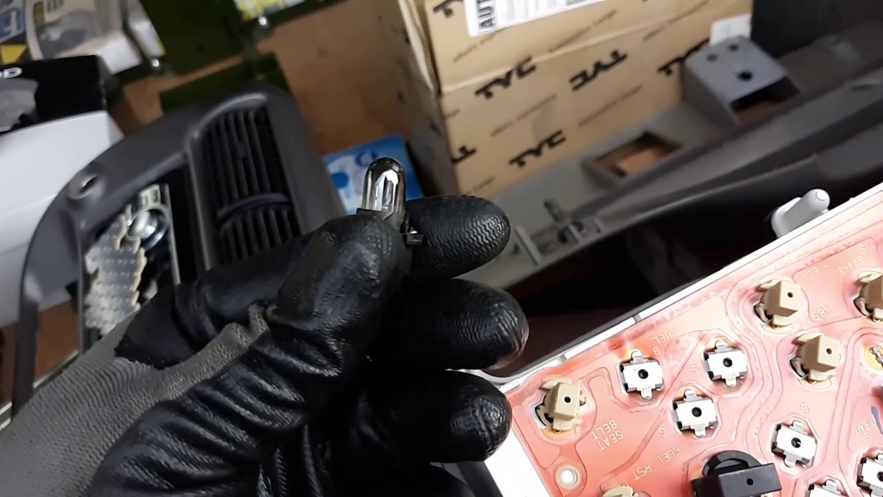 Mazda B 2300 instrument cluster panel lights replacement repair