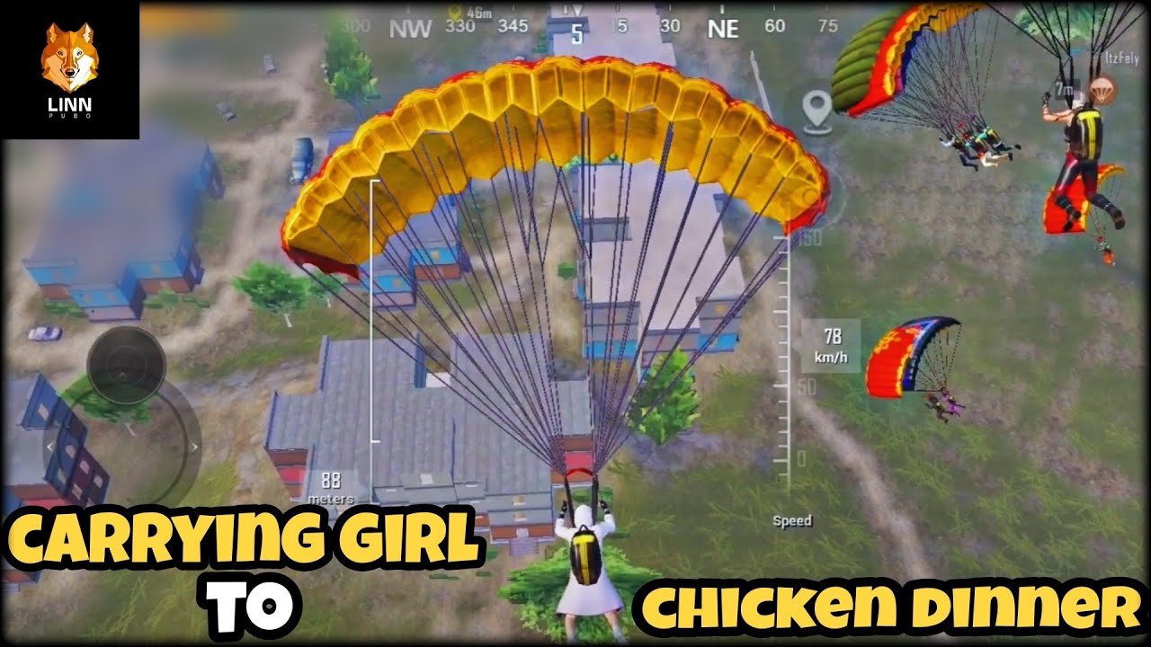 Carrying girl gamer to get chicken dinner Asia server s2, S3, S5,S7,S8,S9,J2,J3,J5,J7,S20,S30,S50