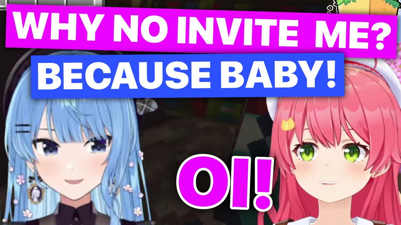 Why Suisei Didn't Invite Miko (Sakura Miko & Hoshimachi Suisei / Hololive) [Eng Subs]