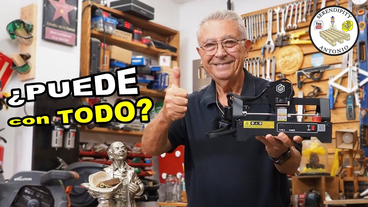 ¡Probando el láser más pequeño que he visto! Longer Ray 5 Mini