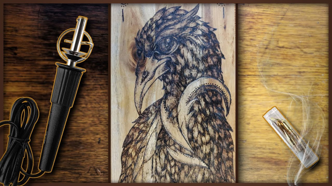 Time to Burn Bird Designs into Chopping Boards | Woodburning Art